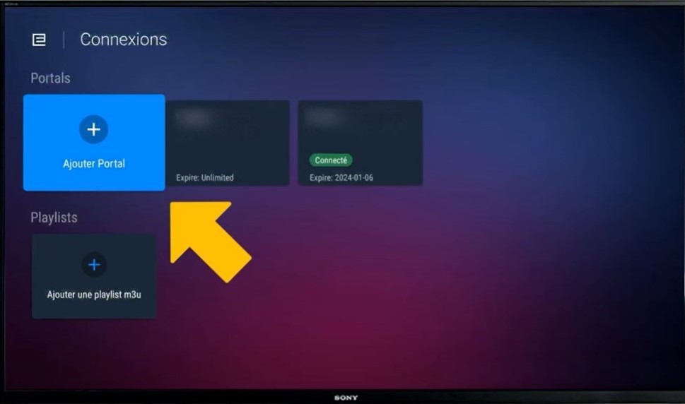 Configuration de l’application MyTvOnline2 via Xtream-Codes 