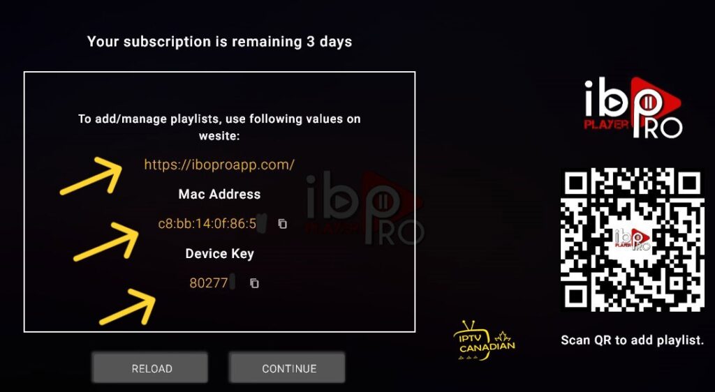 Utilisez l'adresse MAC d'ibo Player de votre Apple TV pour activer IPTV 