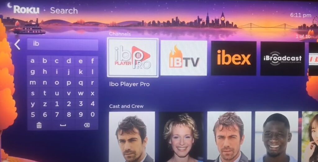 IPTV Québec sur Roku TV avec IBO PLAYER