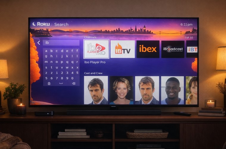 Configurer IBO Player Pro sur Roku TV avec IPTV CANADIAN – étape 1