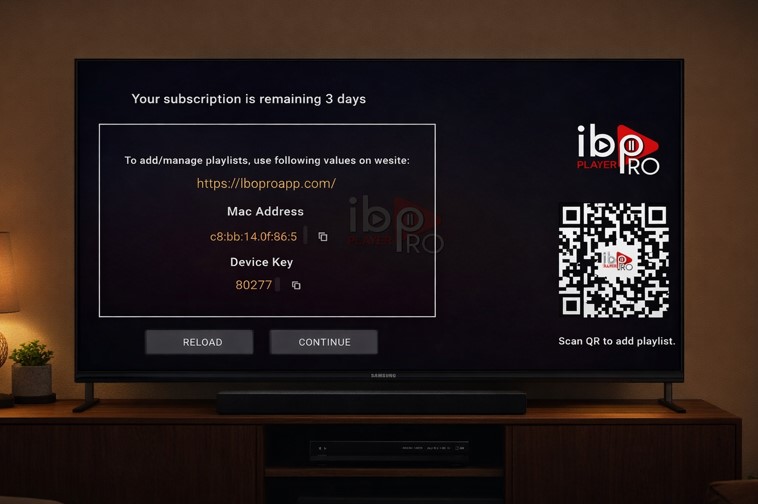 Configurer IBO Player Pro sur Roku TV avec IPTV CANADIAN – étape 2