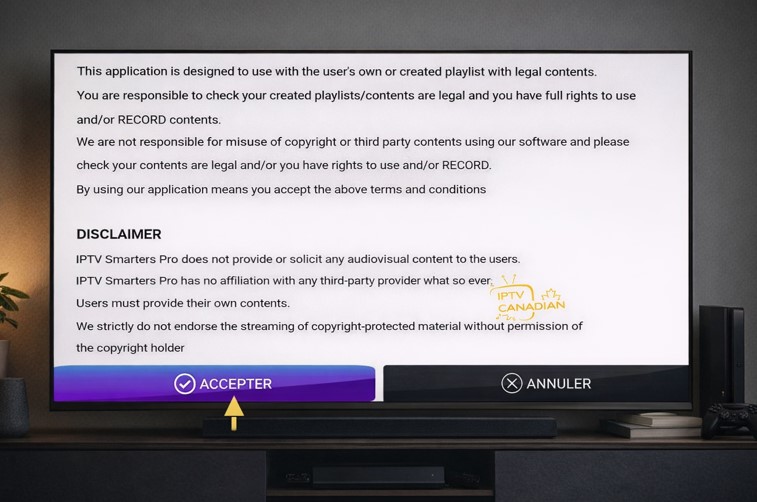 IPTV CANADIAN sur Chromecast avec IPTV Smarters Pro – étape 22