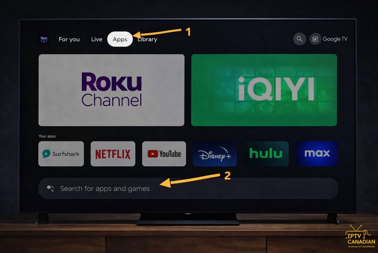 IPTV CANADIAN sur Chromecast avec IPTV Smarters Pro – étape 1 et 2