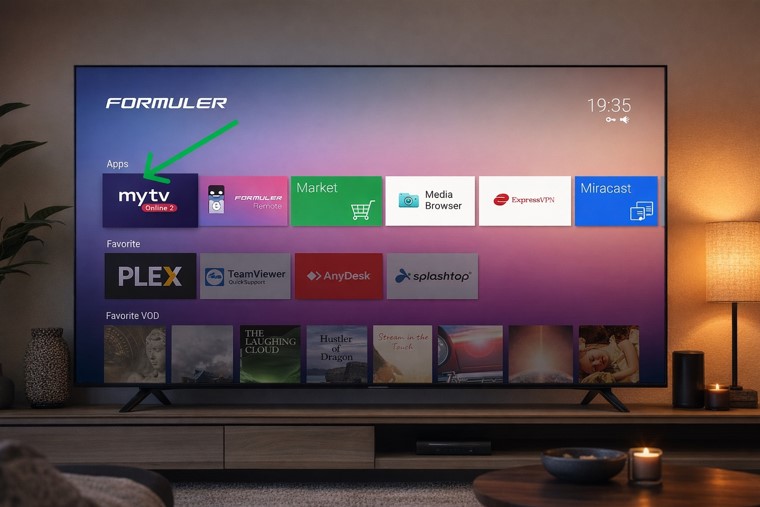 Configurer IPTV CANADIAN sur Formuler Z10 Pro avec MyTvOnline2 – étape 1