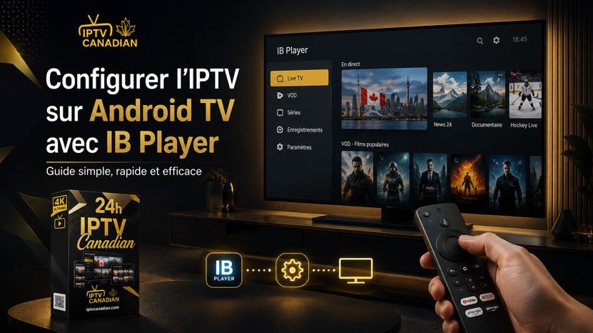 Installer l’IPTV sur Android TV avec IB Player